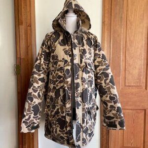 WALLS Insulated Blizzard Pruf Camoflage Long Sleeve Coat Jacket M